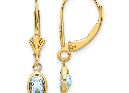 14k Yellow Gold Earrings Style XBE99 - Classique Jewelry Inc.