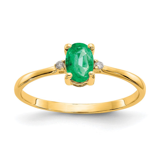 14k Yellow Gold Rings Style XBR206 - Classique Jewelry Inc.