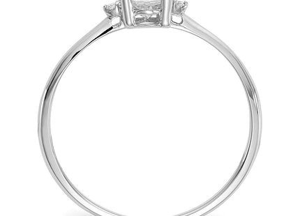 14k White Gold Rings Style XBR217 - Classique Jewelry Inc.