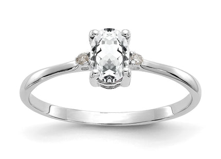 14k White Gold Rings Style XBR217 - Classique Jewelry Inc.