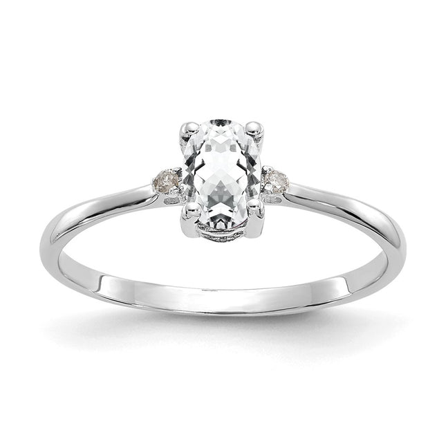 14k White Gold Rings Style XBR217 - Classique Jewelry Inc.