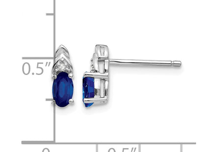 14K white gold diamond earrings, further view