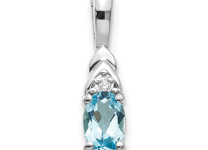 14k White Gold Pendants Style XBS259 - Classique Jewelry Inc.