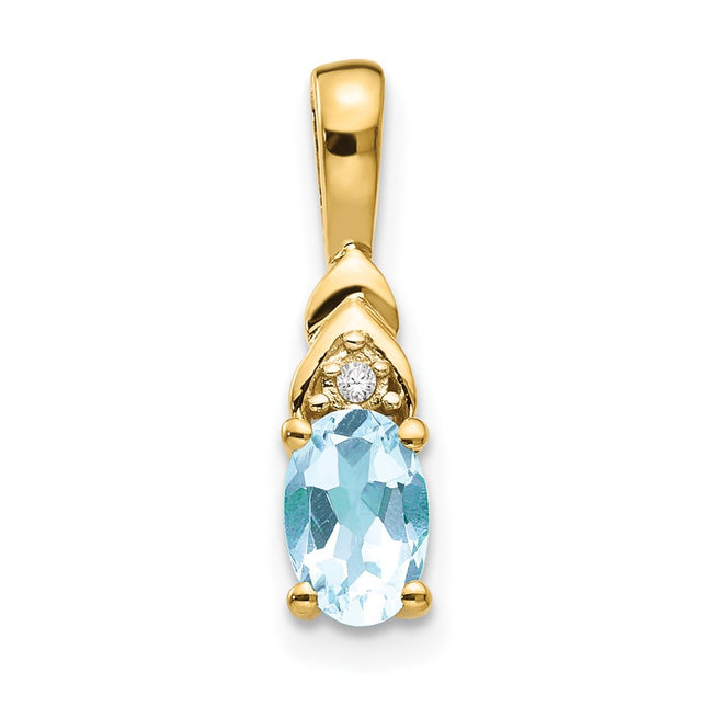14k Yellow Gold Pendants Style XBS276 - Classique Jewelry Inc.