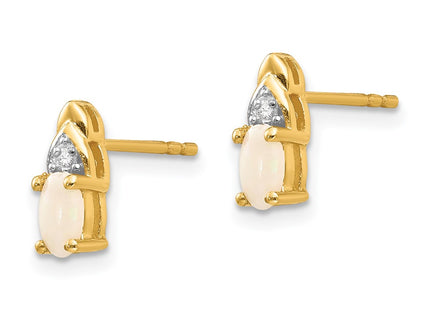 14k Yellow Gold Earrings Style XBS288 - Classique Jewelry Inc.