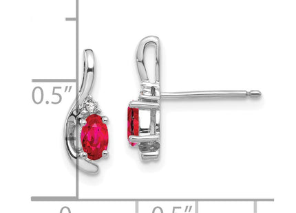 14k White Gold Earrings Style XBS383 - Classique Jewelry Inc.