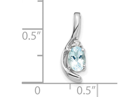 14k White Gold Pendants Style XBS384 - Classique Jewelry Inc.