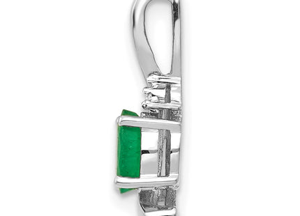 14k White Gold Pendants Style XBS386 - Classique Jewelry Inc.
