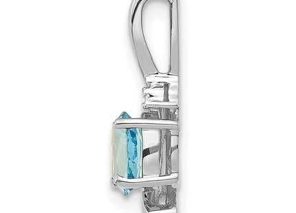 14k White Gold Pendants Style XBS403 - Classique Jewelry Inc.