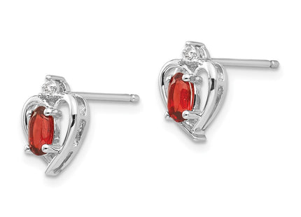 14k White Gold Earrings Style XBS442 - Classique Jewelry Inc.