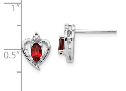 14k White Gold Earrings Style XBS442 - Classique Jewelry Inc.