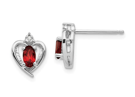 14k White Gold Earrings Style XBS442 - Classique Jewelry Inc.