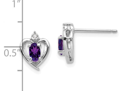 14k White Gold Earrings Style XBS443 - Classique Jewelry Inc.