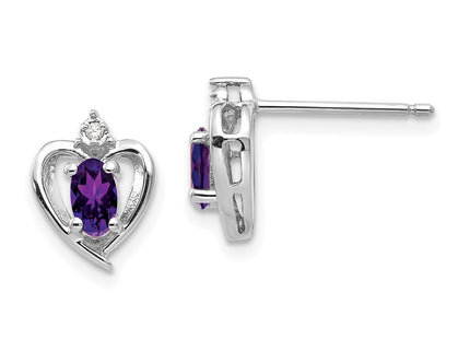 14k White Gold Earrings Style XBS443 - Classique Jewelry Inc.