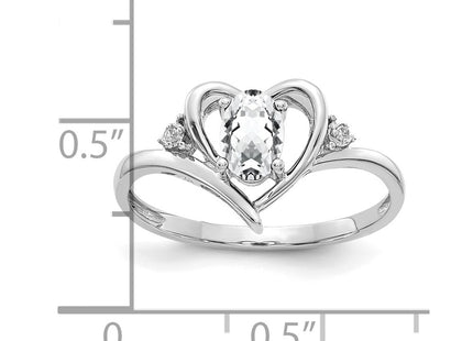 14k White Gold Rings Style XBS447 - Classique Jewelry Inc.