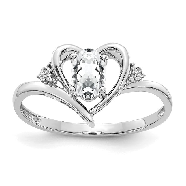 14k White Gold Rings Style XBS447 - Classique Jewelry Inc.