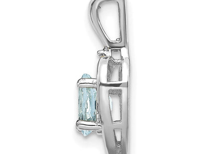 14k White Gold Pendants Style XBS456 - Classique Jewelry Inc.