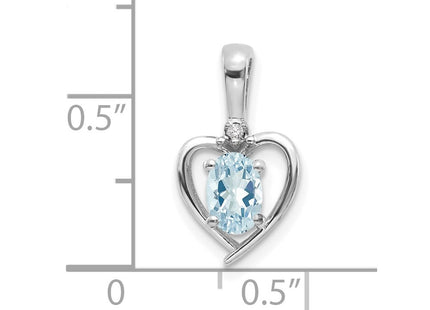 14k White Gold Pendants Style XBS456 - Classique Jewelry Inc.
