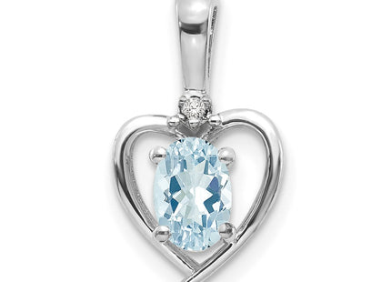 14k White Gold Pendants Style XBS456 - Classique Jewelry Inc.