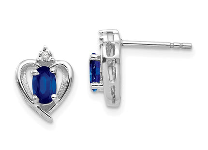 14k White Gold Earrings Style XBS467 - Classique Jewelry Inc.