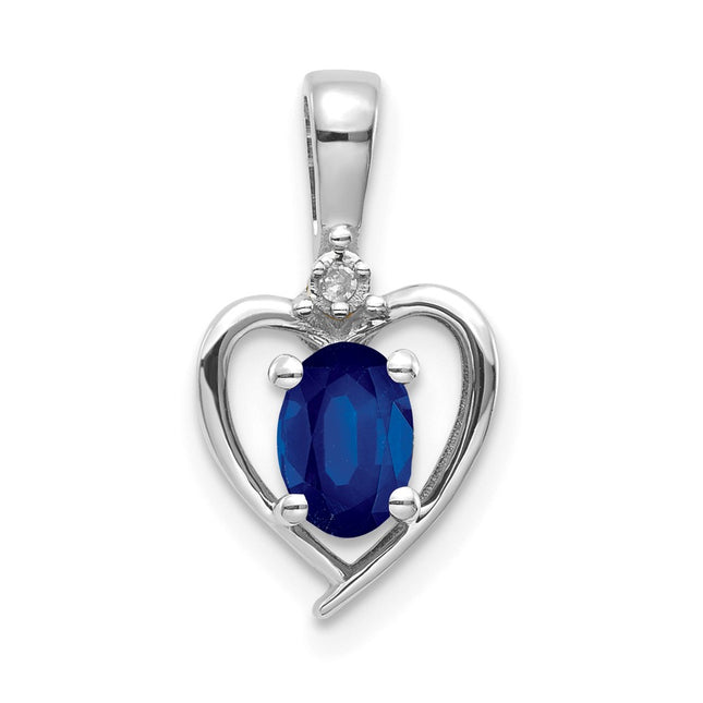 14k White Gold Pendants Style XBS472 - Classique Jewelry Inc.