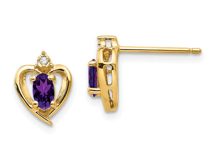 14k Yellow Gold Earrings Style XBS479 - Classique Jewelry Inc.