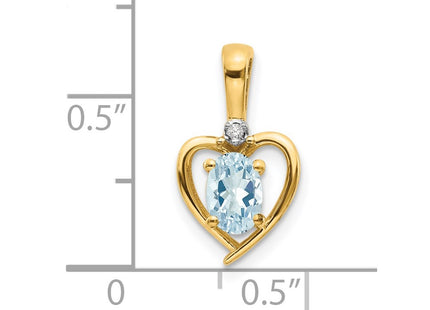 14k Yellow Gold Pendants Style XBS492 - Classique Jewelry Inc.