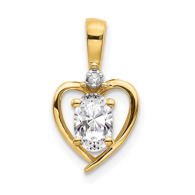 14k Yellow Gold Pendants Style XBS493 - Classique Jewelry Inc.