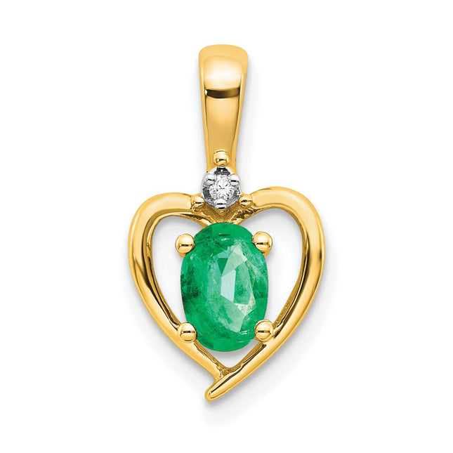 14k Yellow Gold Pendants Style XBS494 - Classique Jewelry Inc.