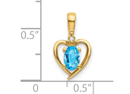 14k Yellow Gold Pendants Style XBS511 - Classique Jewelry Inc.