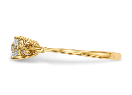 14k Yellow Gold Rings Style XBS518 - Classique Jewelry Inc.