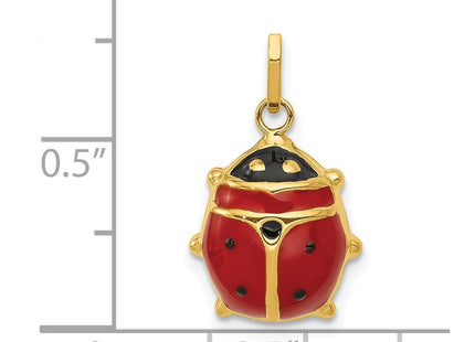 14K gold charm, further view