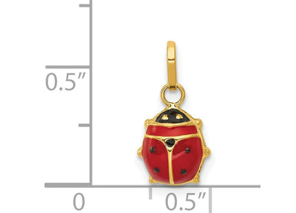 14K gold charm, another view