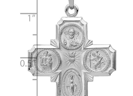 14k White Gold Pendants Style XCH319 - Classique Jewelry Inc.