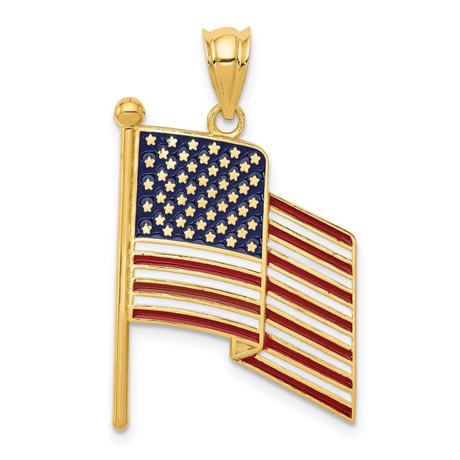 14k Yellow Gold Pendants Style XCH370 - Classique Jewelry Inc.