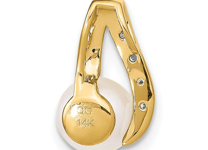 14k Yellow & Rhodium Pendants Style XCH663 - Classique Jewelry Inc.