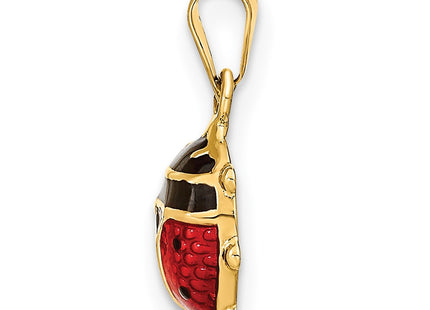 14K gold pendant, alternate view
