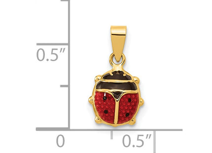 14K gold pendant, another view