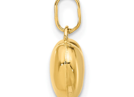 14K Polished 3-D Puffed Heart Pendant (Style XCH99)
