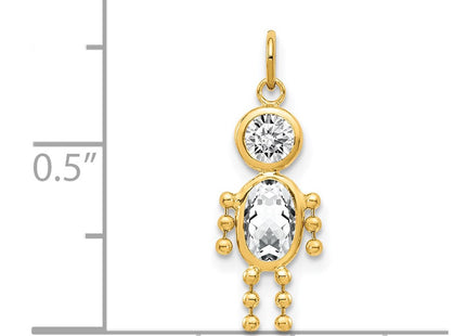 14k Yellow Gold Jewelry Style XCK163 - Classique Jewelry Inc.