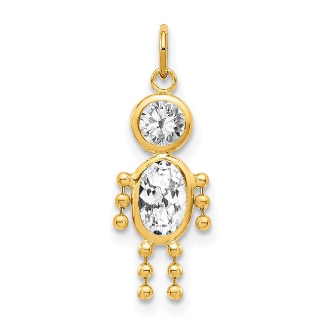 14k Yellow Gold Jewelry Style XCK163 - Classique Jewelry Inc.