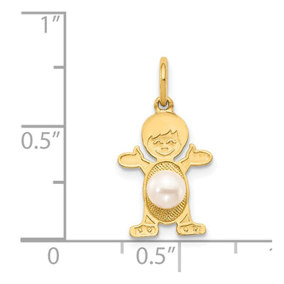 14K Boy FW Cultured Pearl-June