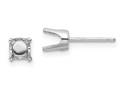 14k White Gold Earrings Style XD10W - Classique Jewelry Inc.