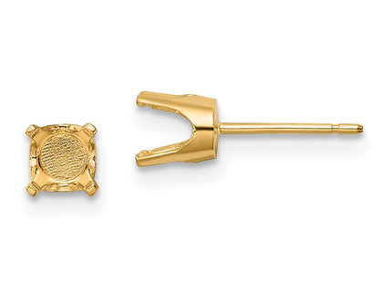 14k Yellow Gold Earrings Style XD11 - Classique Jewelry Inc.