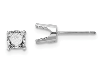 14k White Gold Earrings Style XD11W - Classique Jewelry Inc.