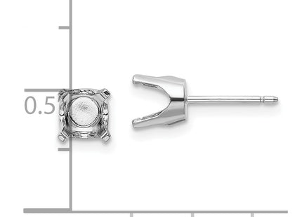 14k White Gold Earrings Style XD12W - Classique Jewelry Inc.