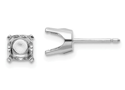 14k White Gold Earrings Style XD12W - Classique Jewelry Inc.