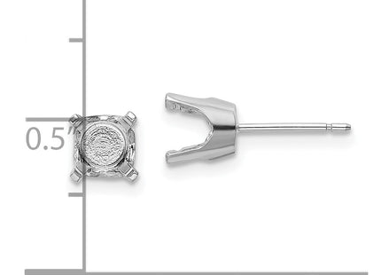 14k White Gold Earrings Style XD13W - Classique Jewelry Inc.