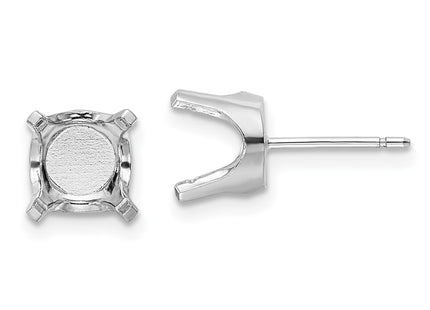 14k White Gold Earrings Style XD14W - Classique Jewelry Inc.