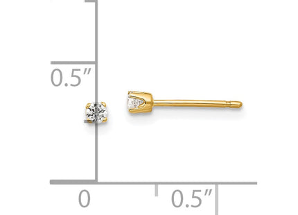14k Yellow Gold Jewelry Style XD1CZ - Classique Jewelry Inc.